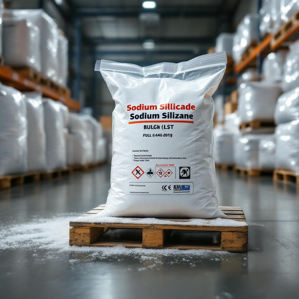 Silicato de sodio solido